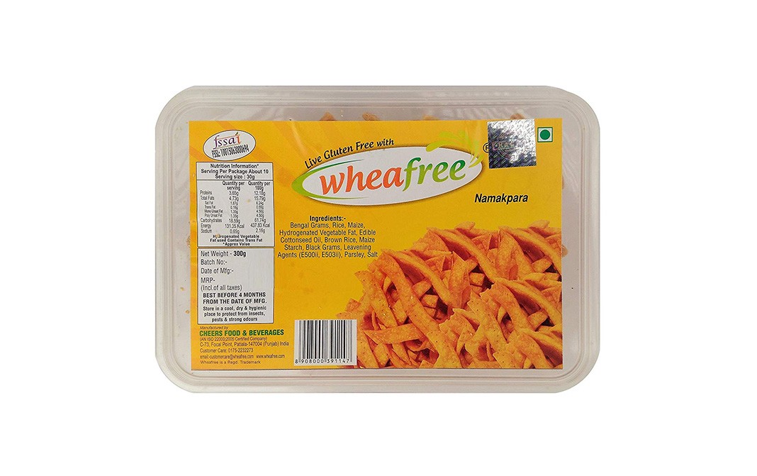 Wheafree Namakpara    Box  300 kilogram